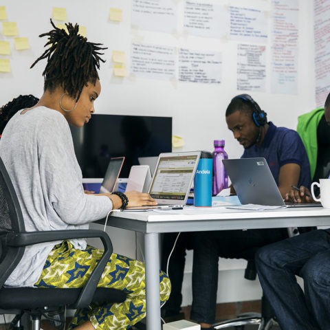 Taking a moment to reflect, Andela ©Backdrop